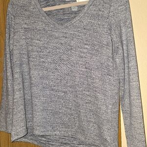 NWT blue American Eagle Long Sleeve Cotton Top